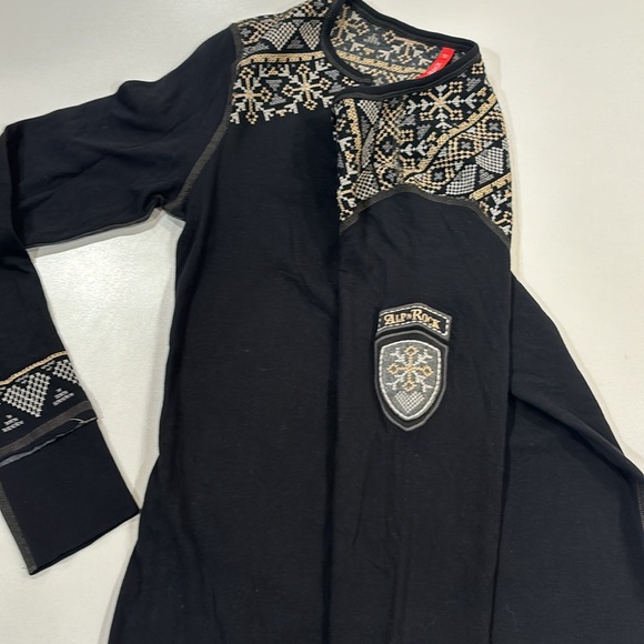 Alp N Rock Snowflake Henley - Picture 3 of 5